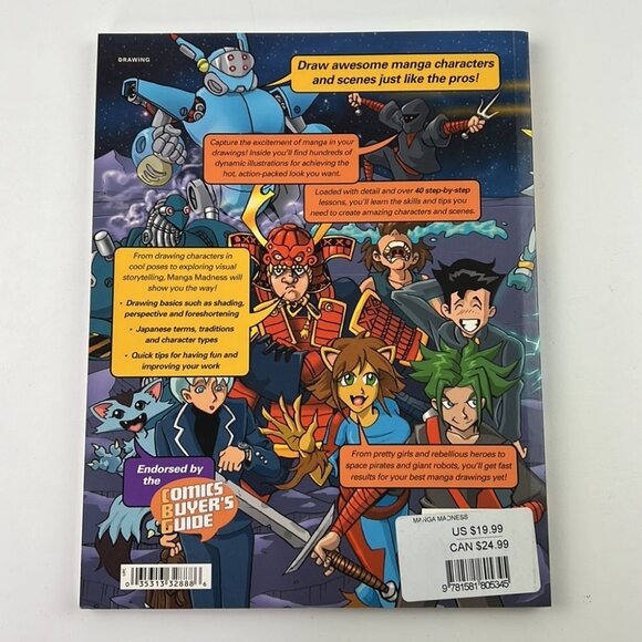 Manga Madness - 40 lessons for drawing Japanese Manga - Picture 2 of 7